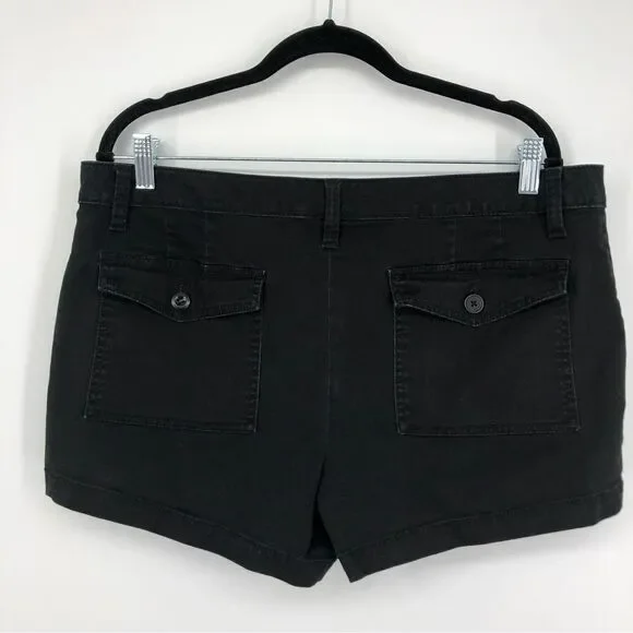 Victoria’s Secret‎ Black Chino Shorts 3.5 Inch Size 14 - Picture 5 of 7